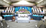 舟渡斎場,生花祭壇家族葬５３プラン祭壇例