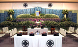 妙蓮寺斎場,生花祭壇大型葬２００プラン祭壇例