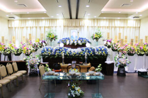 三郷市斎場 花祭壇 葬儀事例